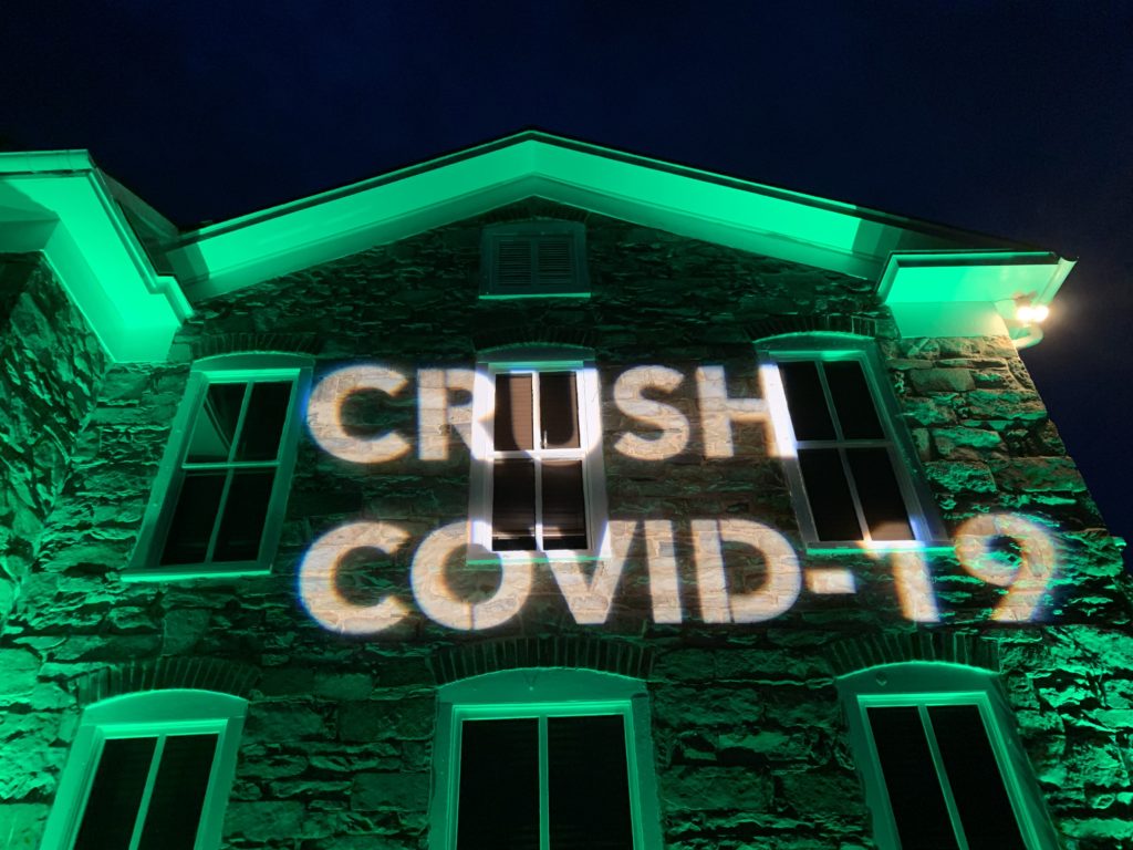 Crush COVID-19 Building Lighting