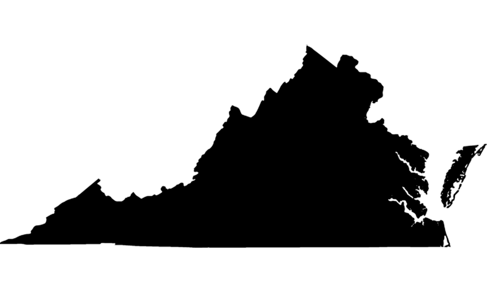 virginia state outline