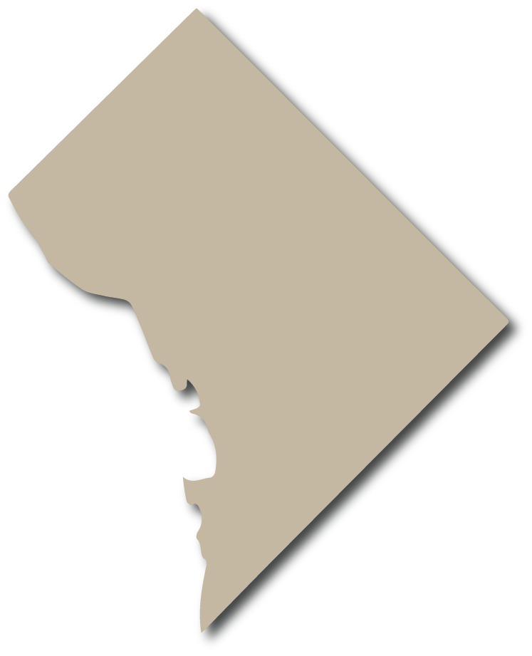 washington dc outline